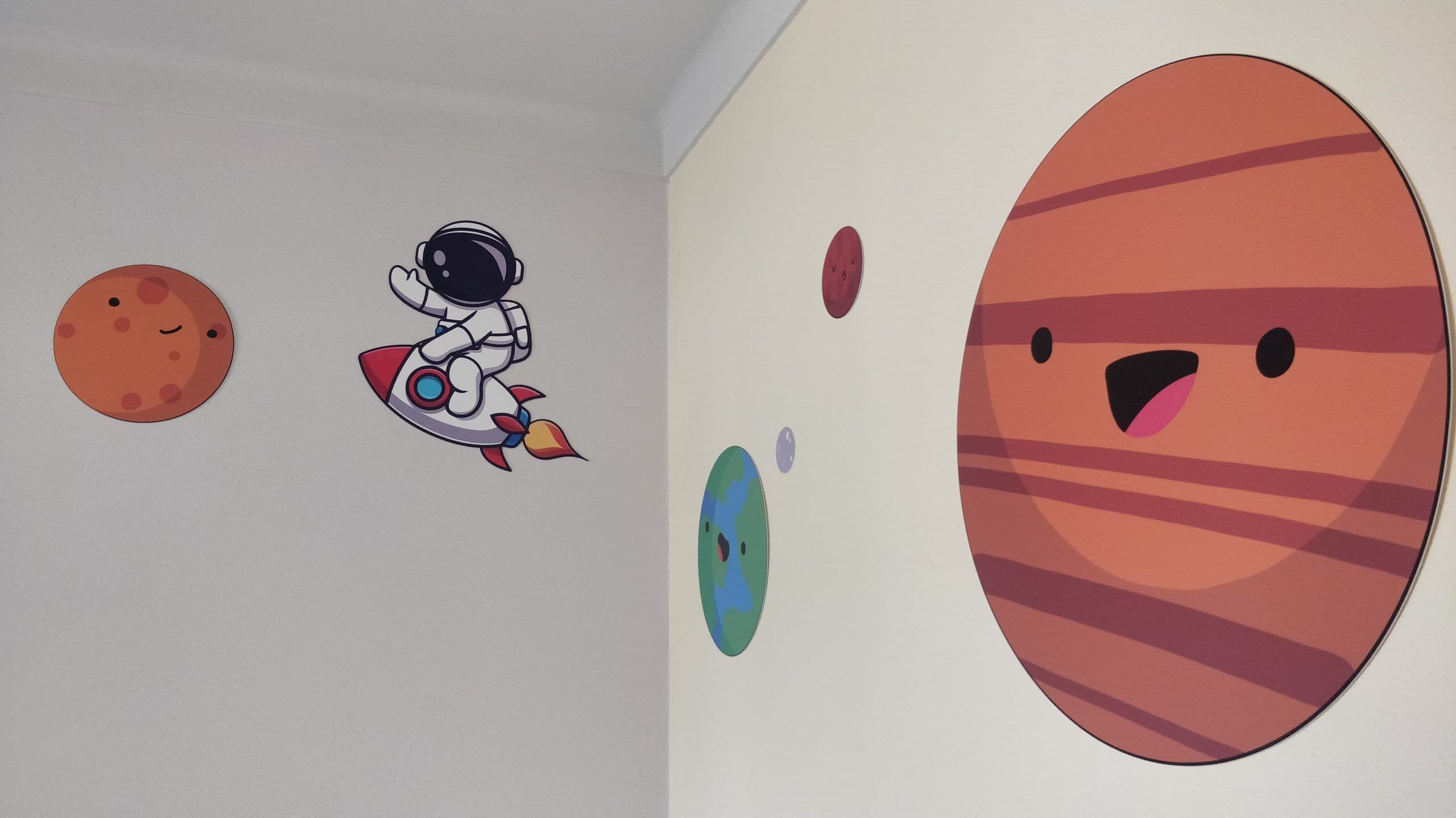 Decoração de quarto em pvc impresso